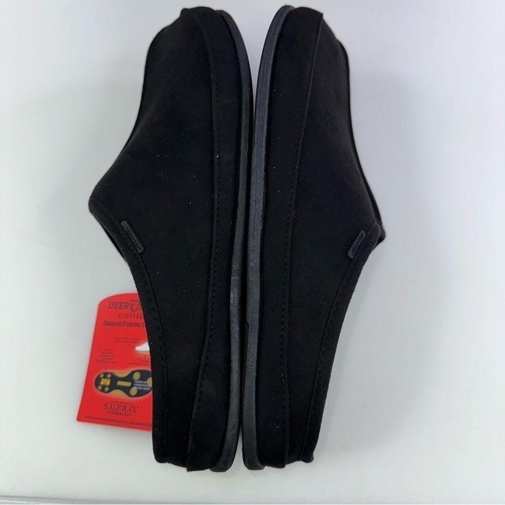 NEW Deer Stags Slipperooz Wherever Men's Slippers Midnight Black house shoes - Picture 8 of 8